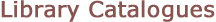 Library Catalogue(OPAC)