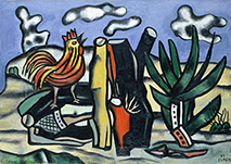 photo:Fernand Leger
Red Cock and Blue Sky