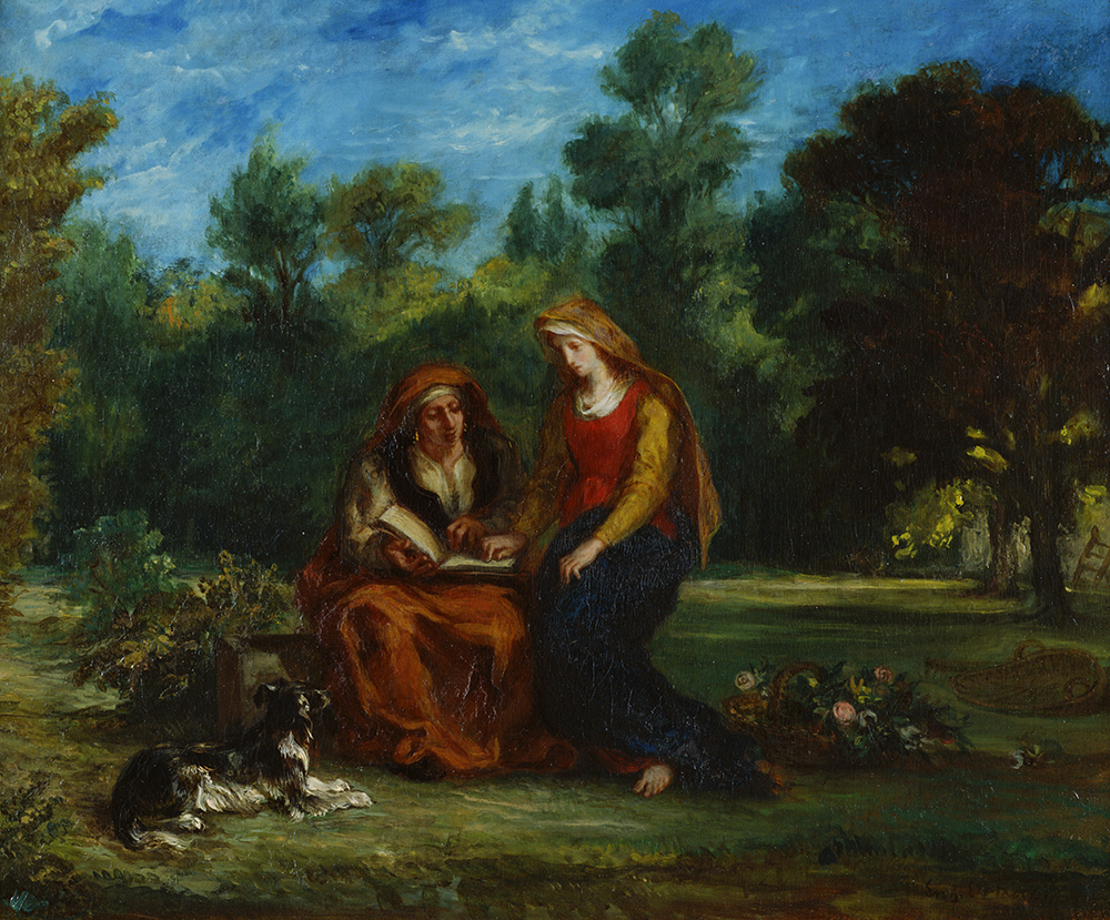 photo:Eugene Delacroix
The Education of the Virgin