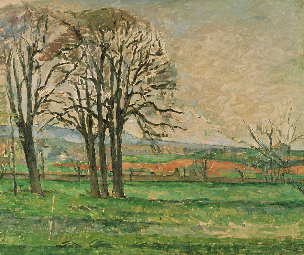 photo:Paul Cezanne
The Bare Trees at Jas de Bouffan