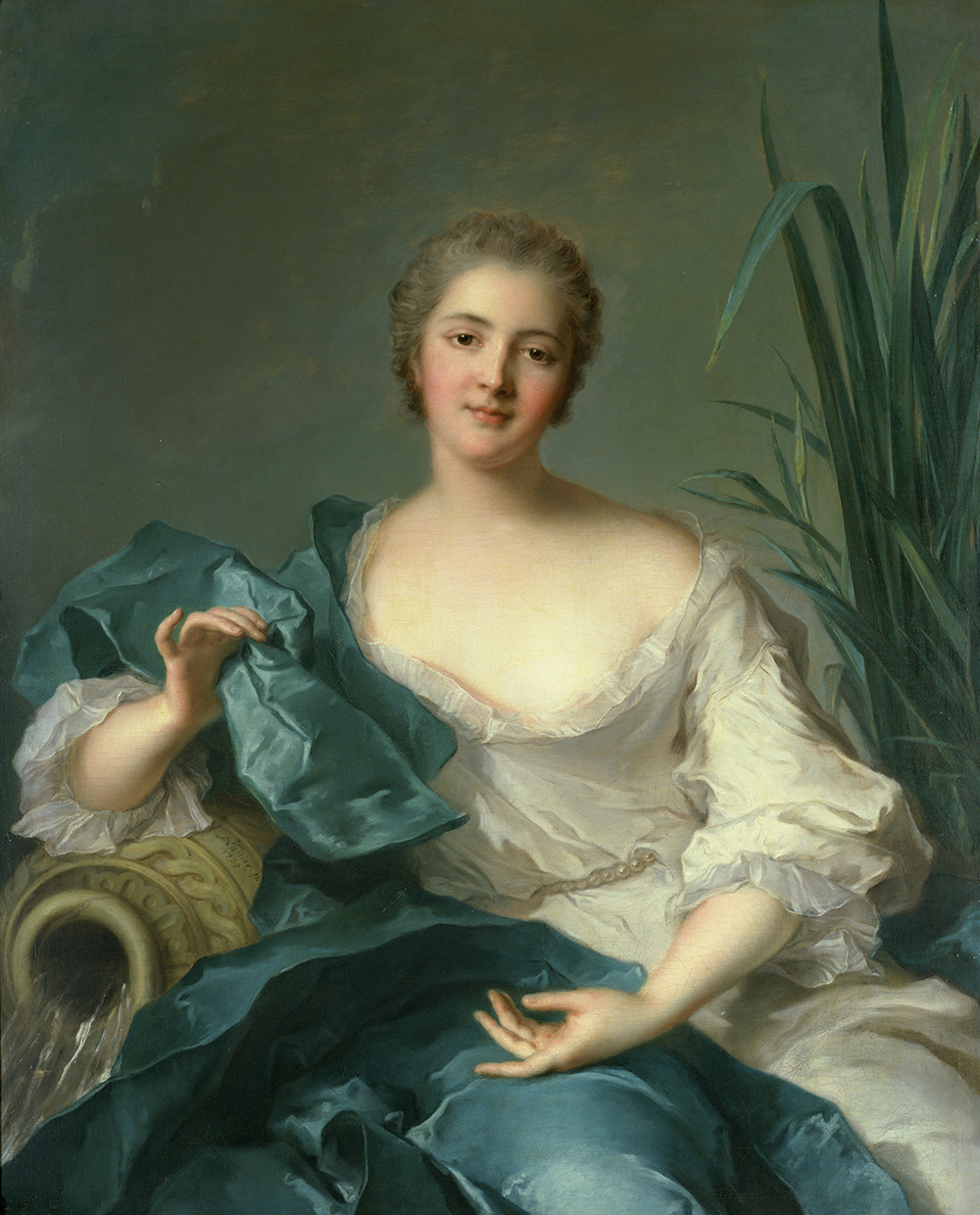 写真：ジャン=マルク・ナティエ　マリ=アンリエット=ベルトレ・ド・プレヌフ夫人の肖像
