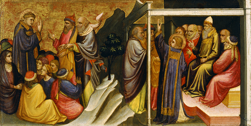 Predella Panel Representing the Legend of St. Stephen
