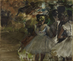 Three Dancers in the Wings