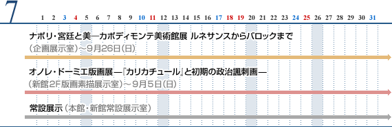 7��
�i�|���E�{��Ɣ��]�J�|�f�B�����e���p�ٓW ���l�T���X����o���b�N�܂�6��26���i�y�j����9��26���i���j�܂ŊJ��
�I�m���E�h�[�~�G�ŉ�W�\�w�J���J�`���[���x�Ə����̐���慎h��\2��23���i�΁j����5��30���i���j�܂ŊJ��
��ݓW��