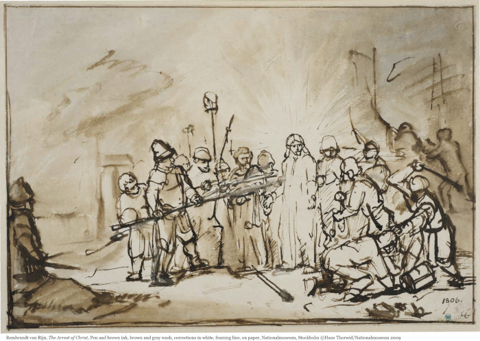image：Rembrandt van Rijn, The Arrest of Christ