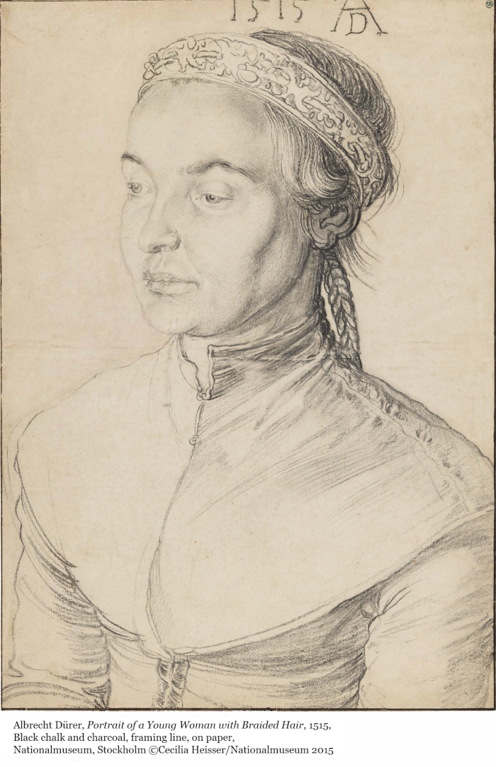 image：Albrecht Dürer, Portrait of a Young Woman with Braided Hair