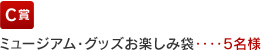 ミュージアム・グッズお楽しみ袋‥‥5名様