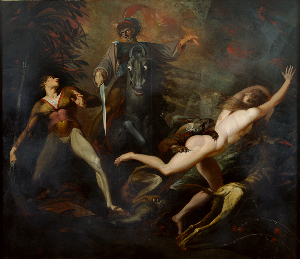 photo:Johann Heinrich Fussli
Theodore Meets in the Wood the Spectre of His Ancestor Guido Cavalcanti