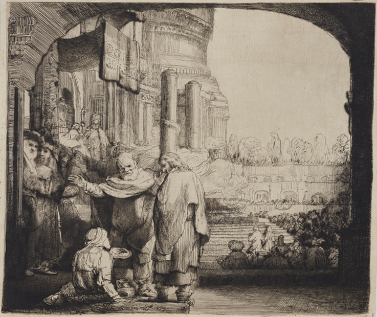 《神殿の門の前で足の不自由な男を癒すペテロとヨハネ》