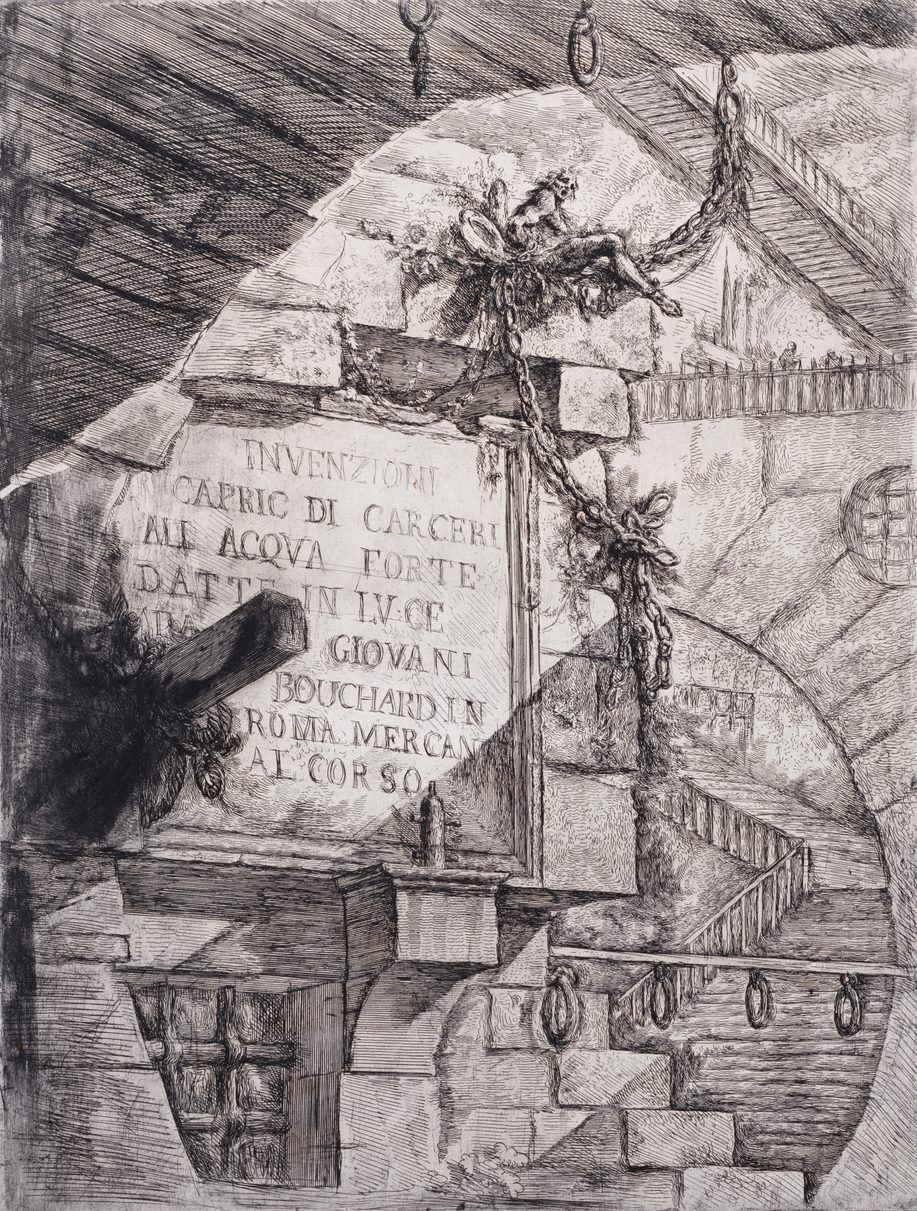 image:Title Plate from the series The Prisons (Le Carceri) (First Edition)